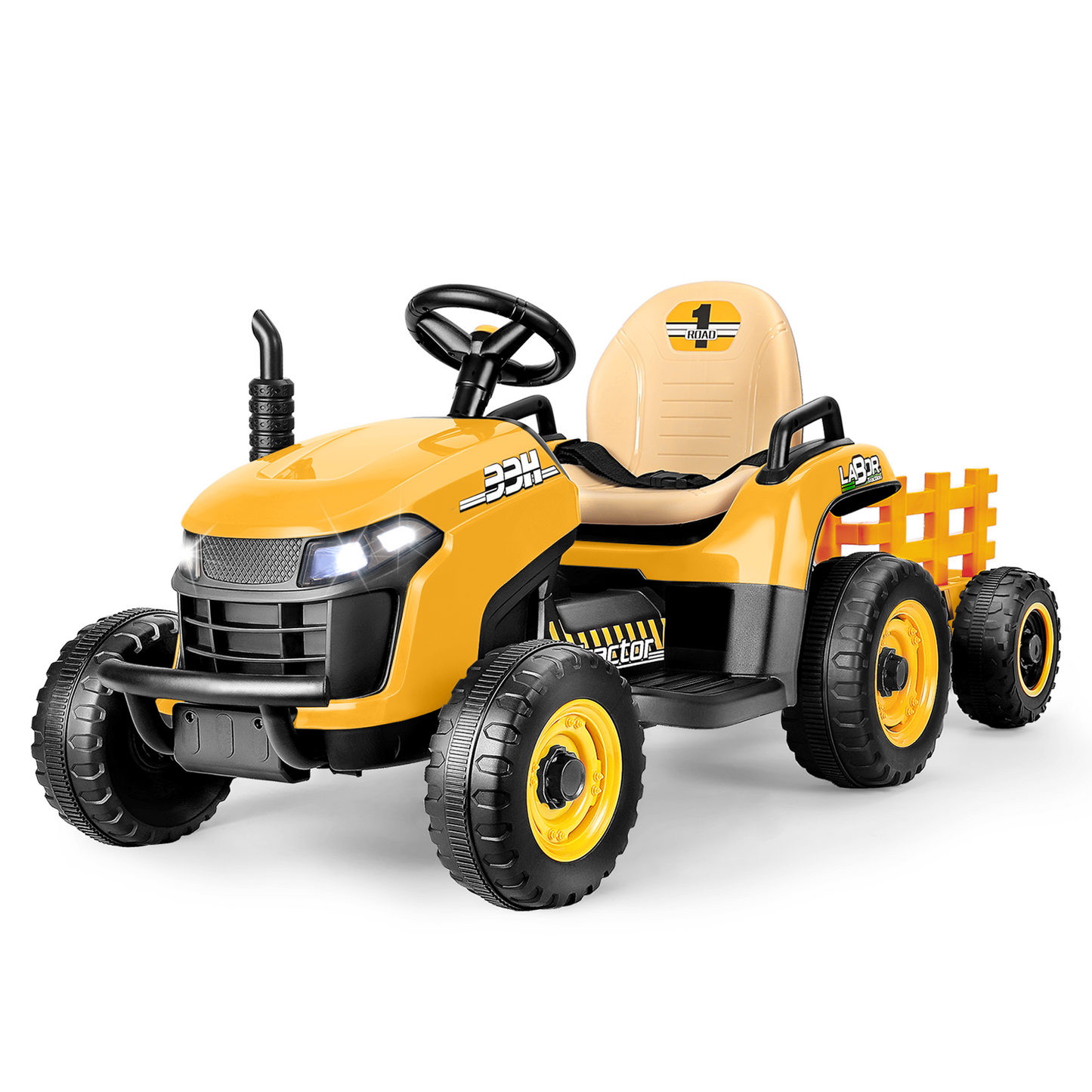 TOKTOO 24V Powered Ride on Tractor