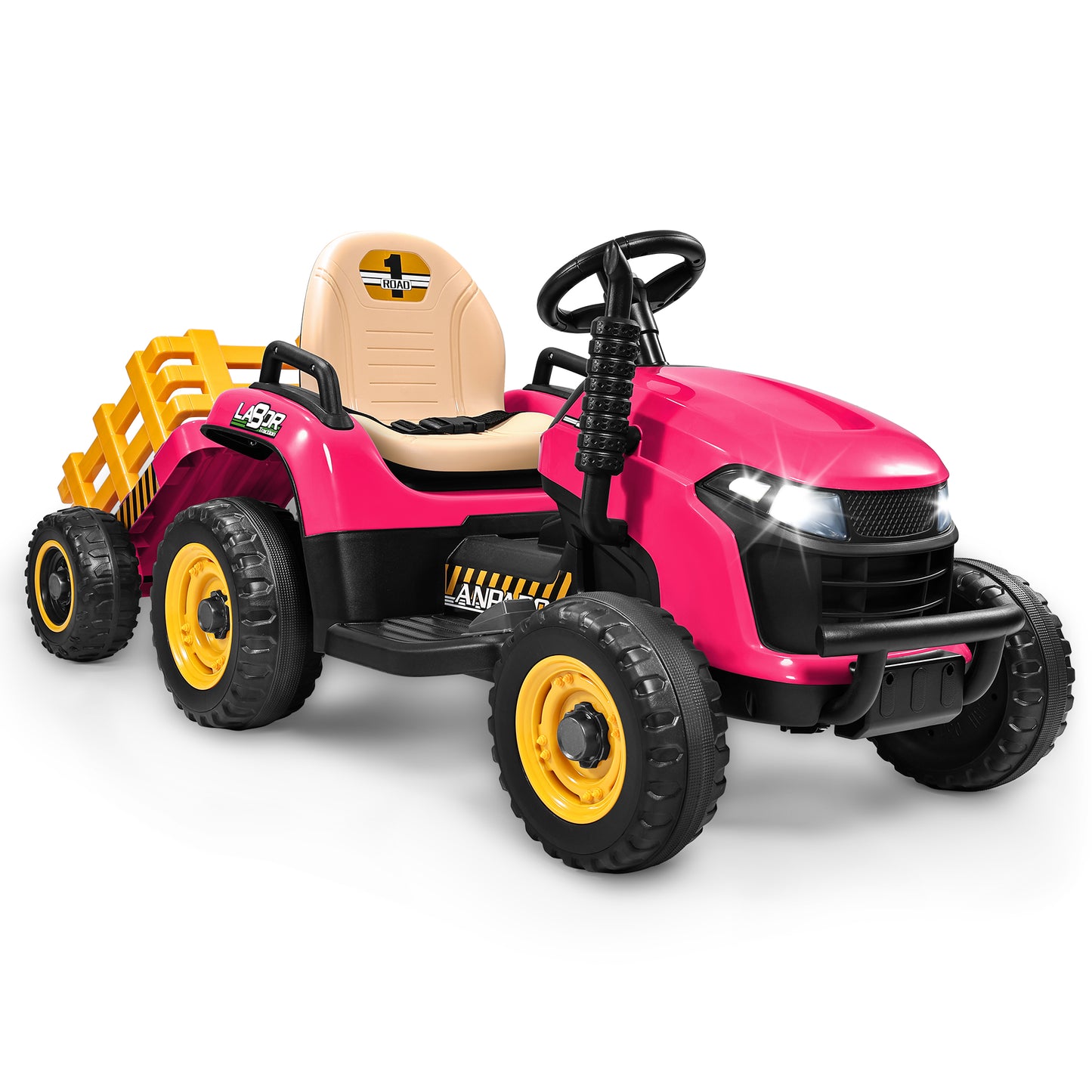 TOKTOO 24V Powered Ride on Tractor