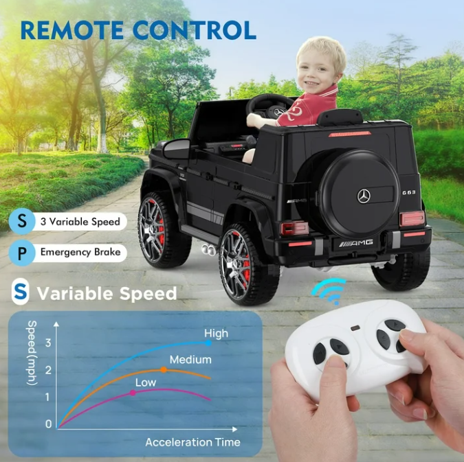 TOKTOO 24V 4WD Licensed Mercedes-Benz G63