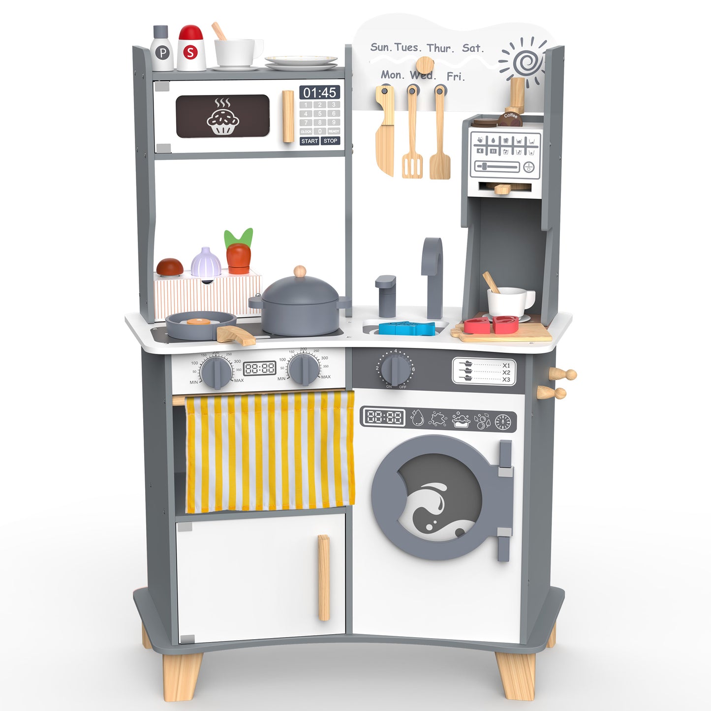 TOKTOO Play Kitchen for Toddlers