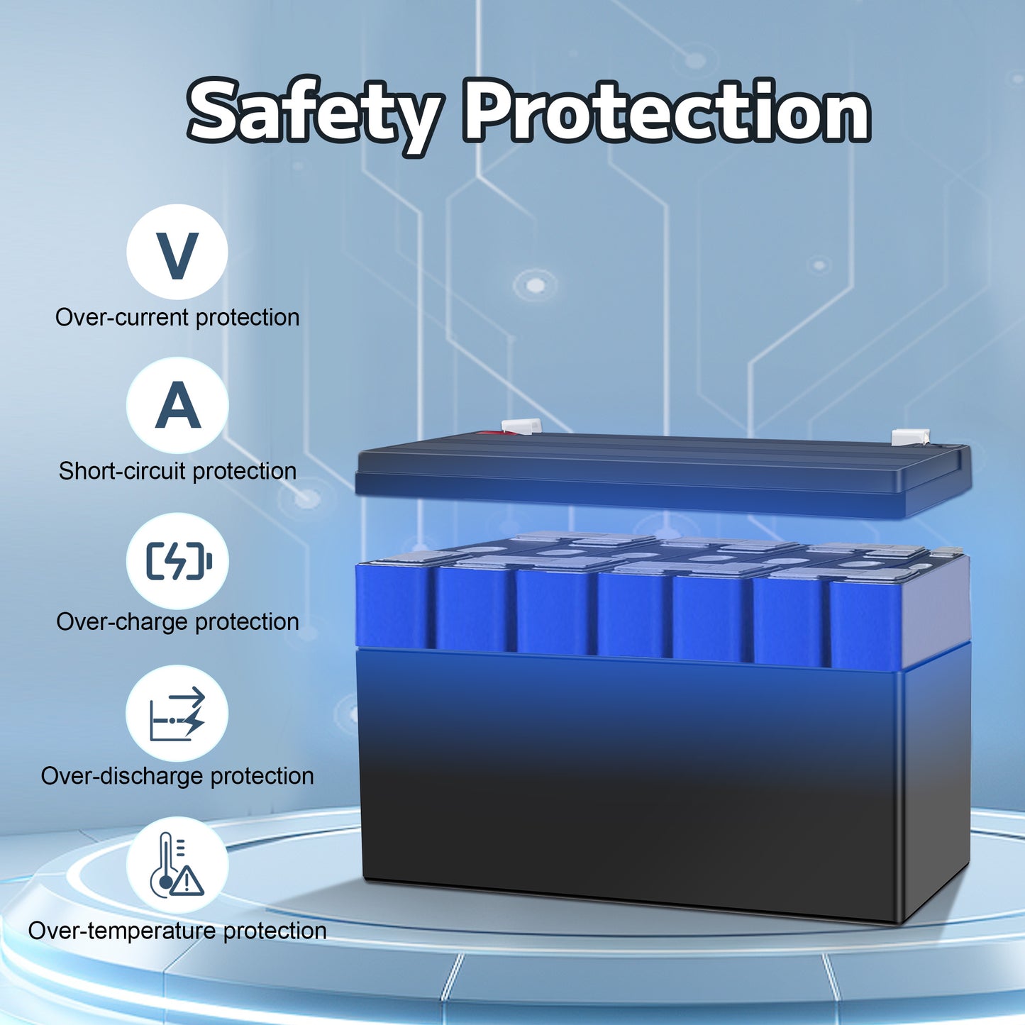 TOKTOO 24V 7Ah Lead Acid Replacement Battery for Kids Ride On Car – Reliable Power