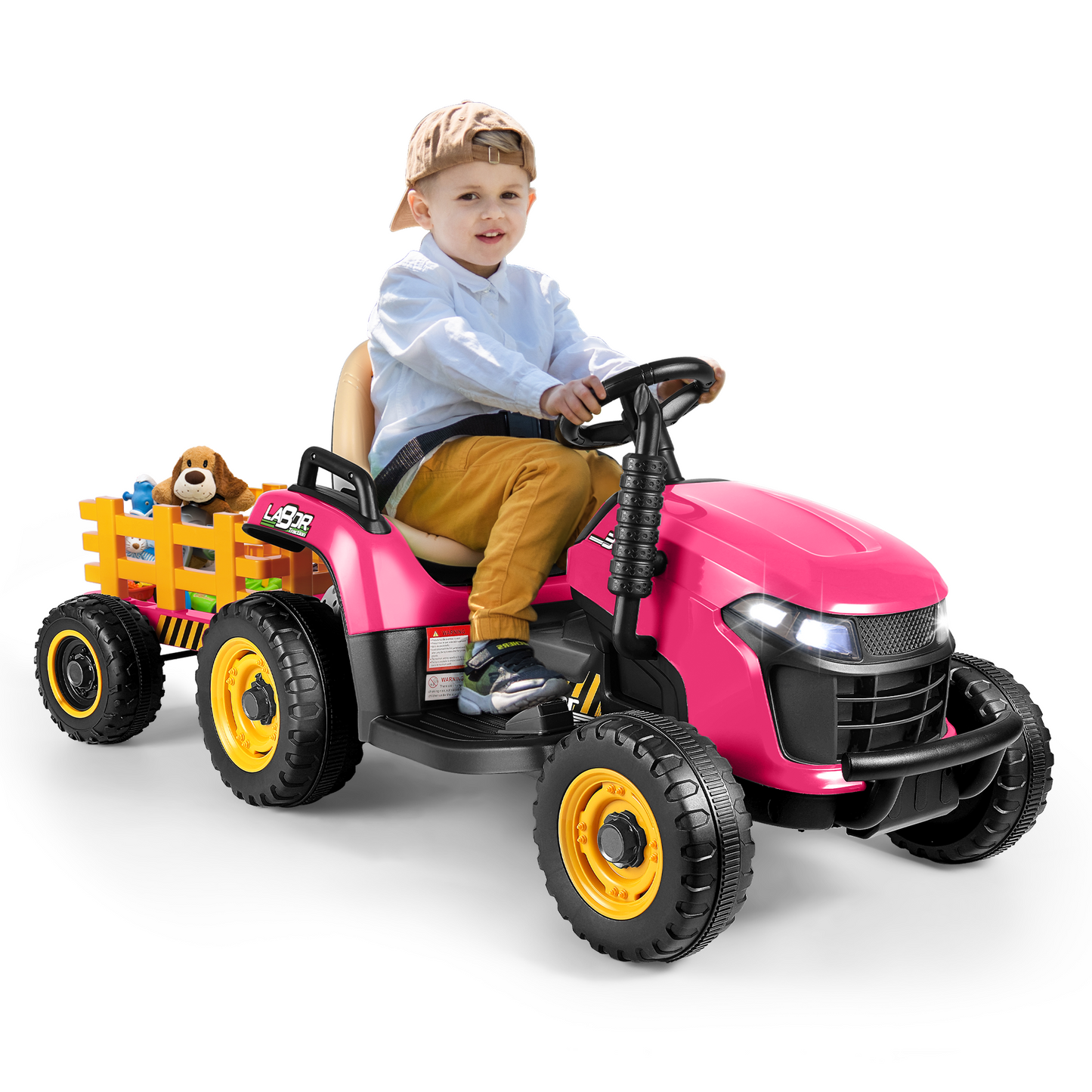 TOKTOO 12V Ride on Tractor