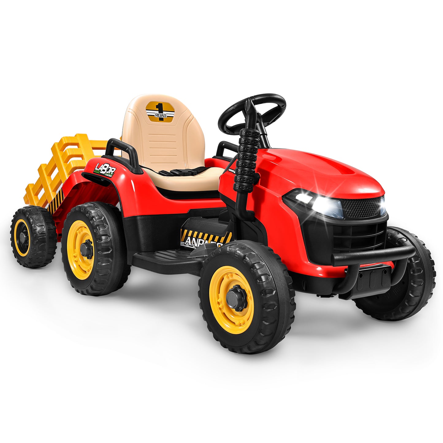 TOKTOO 24V Powered Ride on Tractor