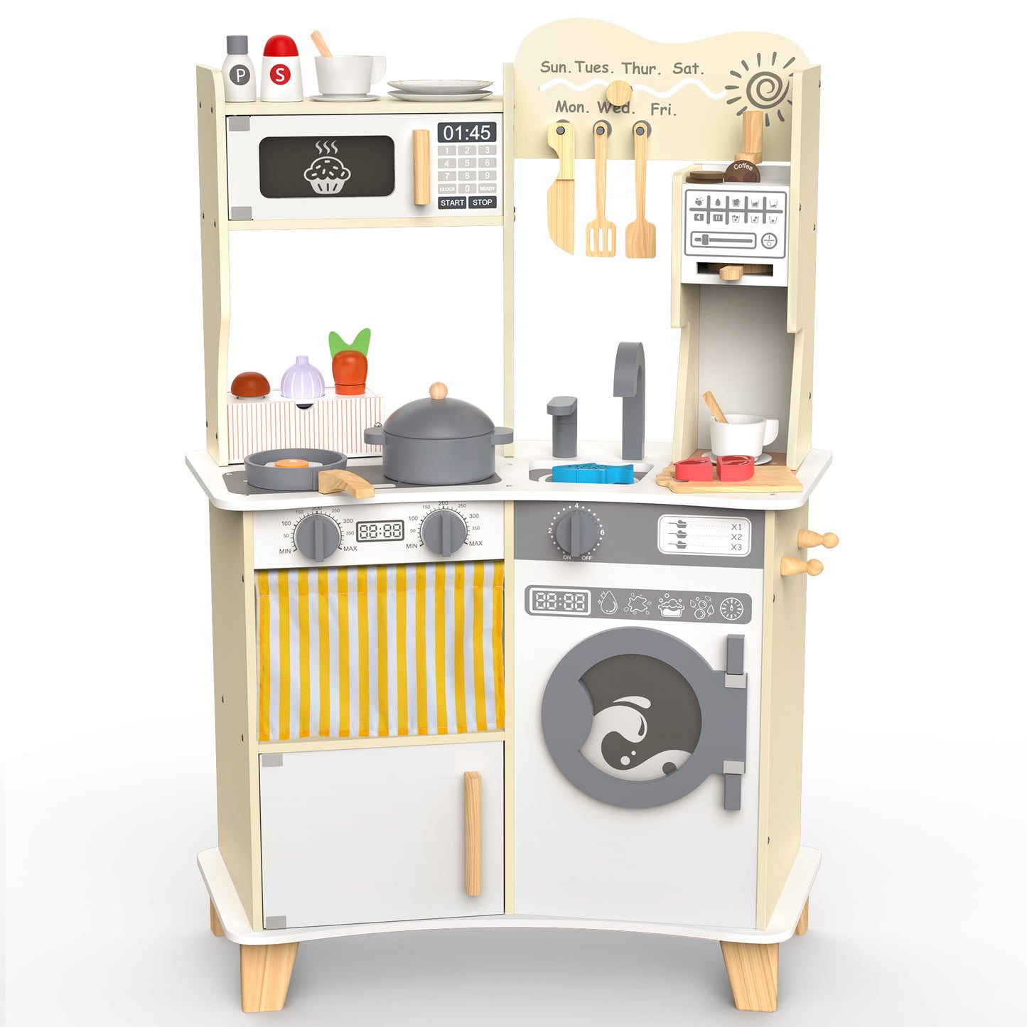 TOKTOO Play Kitchen for Toddlers