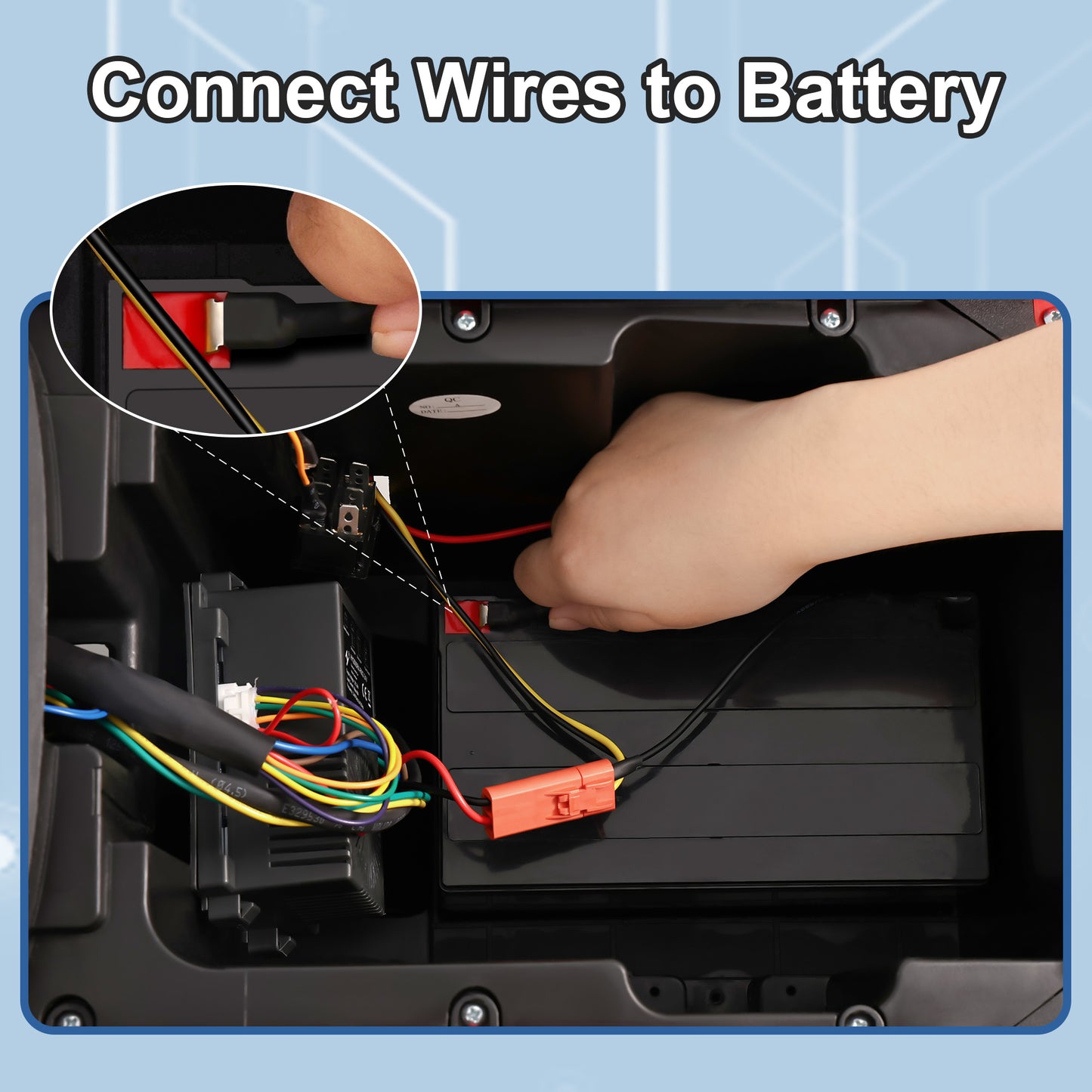 TOKTOO 24V 7Ah Lead Acid Replacement Battery for Kids Ride On Car – Reliable Power
