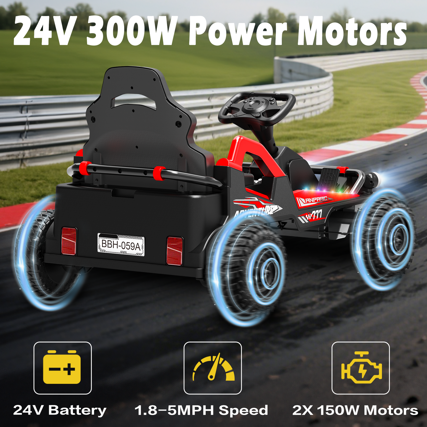 TOKTOO 24V Ride on Toys for Big Kids