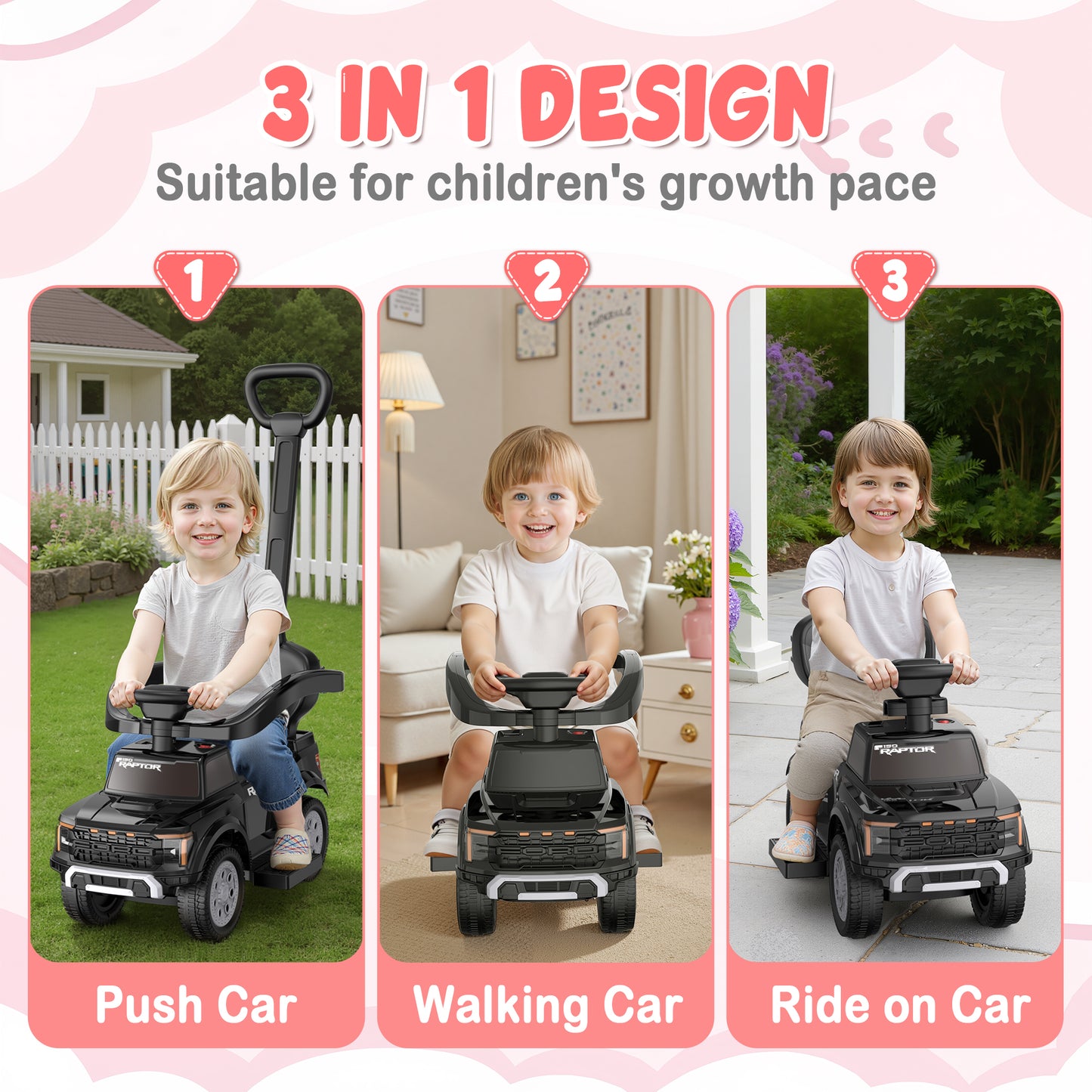 TOKTOO Ride on Push Car for Toddlers