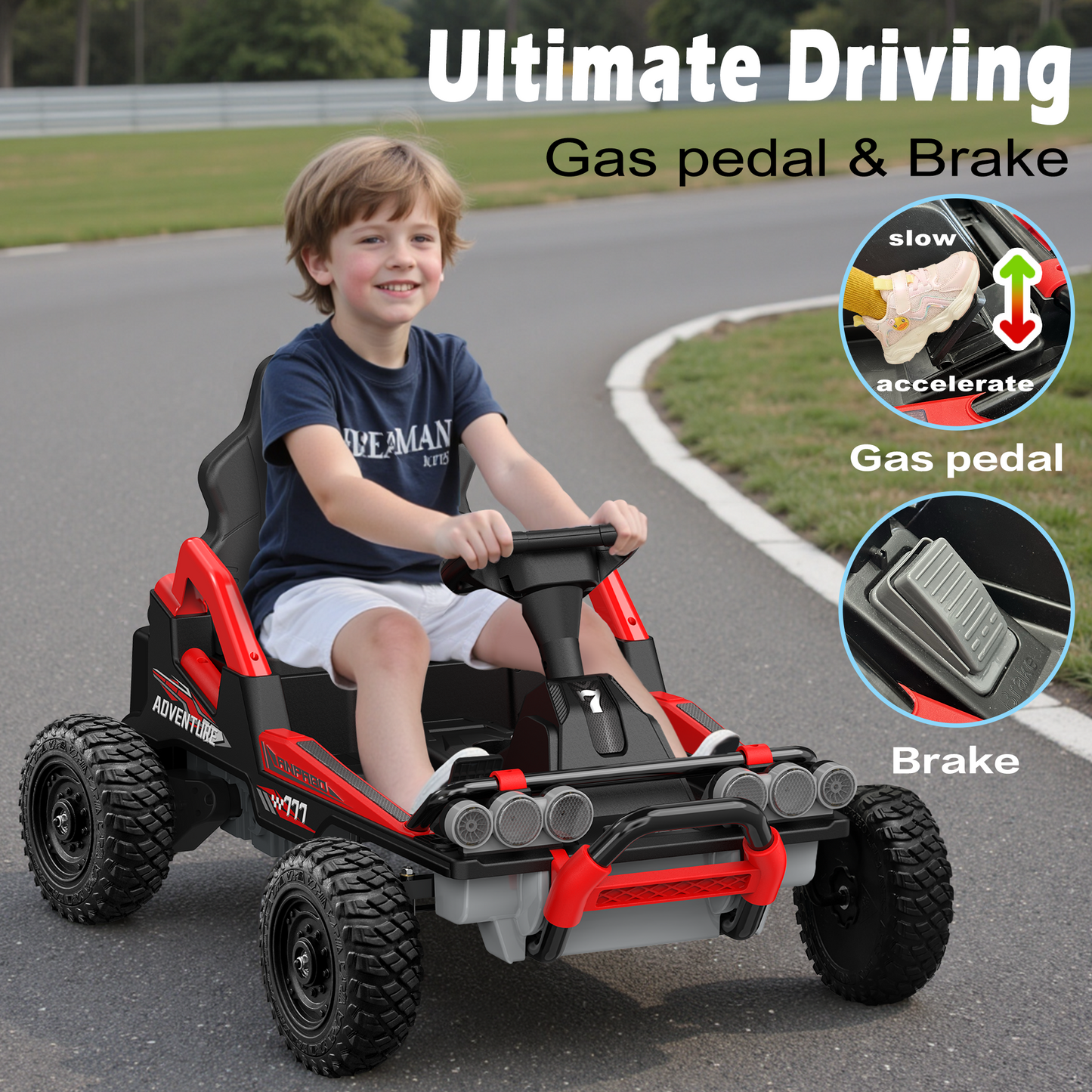 TOKTOO 24V Ride on Toys for Big Kids