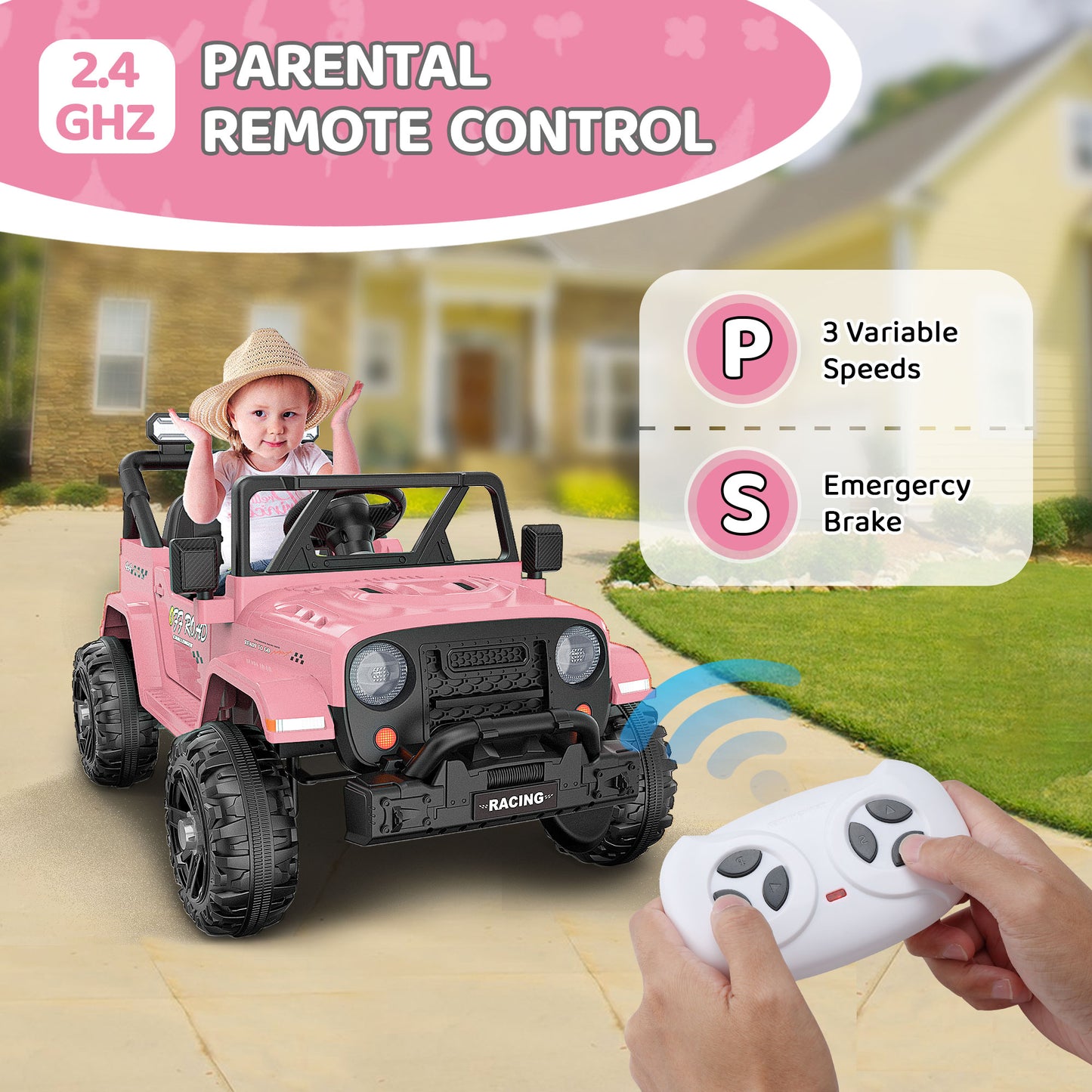 TOKTOO 12V Ride on Truck