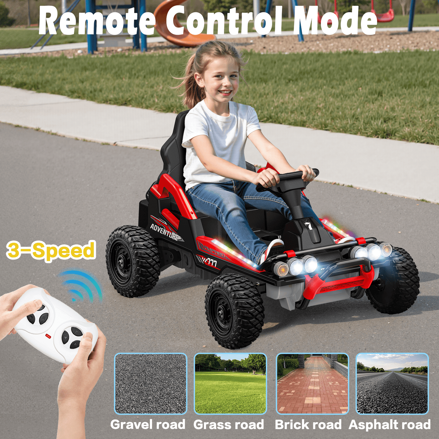 TOKTOO 24V Ride on Toys for Big Kids