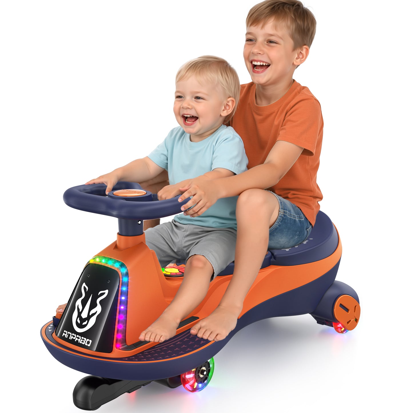 TOKTOO 12V Electric Wiggle Car, Ride on Toy for Toddlers