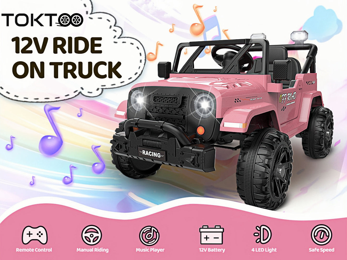 TOKTOO 12V Ride on Truck