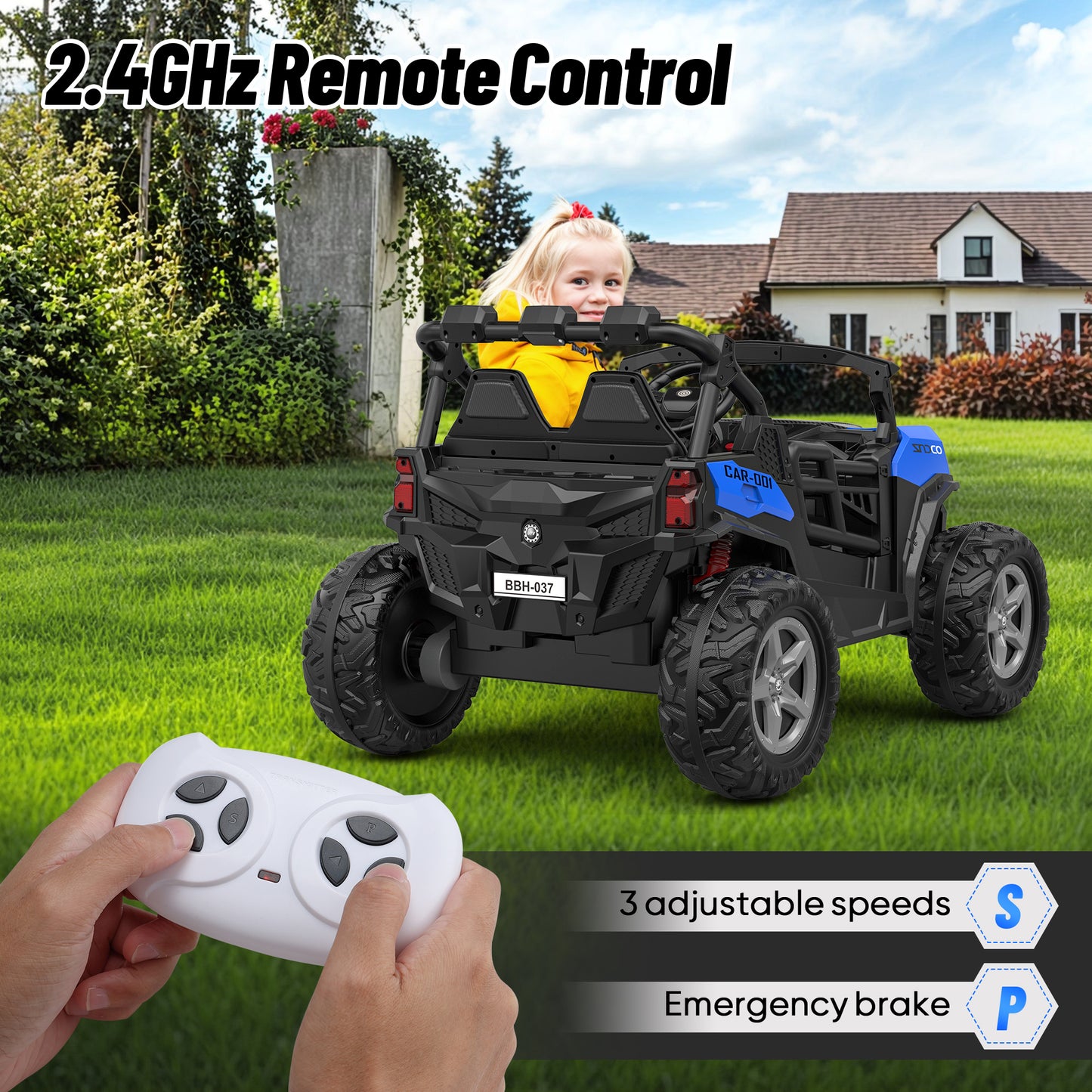 TOKTOO 24V Ride on UTV