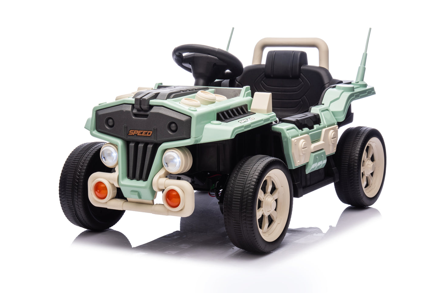 TOKTOO 12V Ride On Car for Toddlers, Electric Car for Kids Aged 2-6 Years, Pink